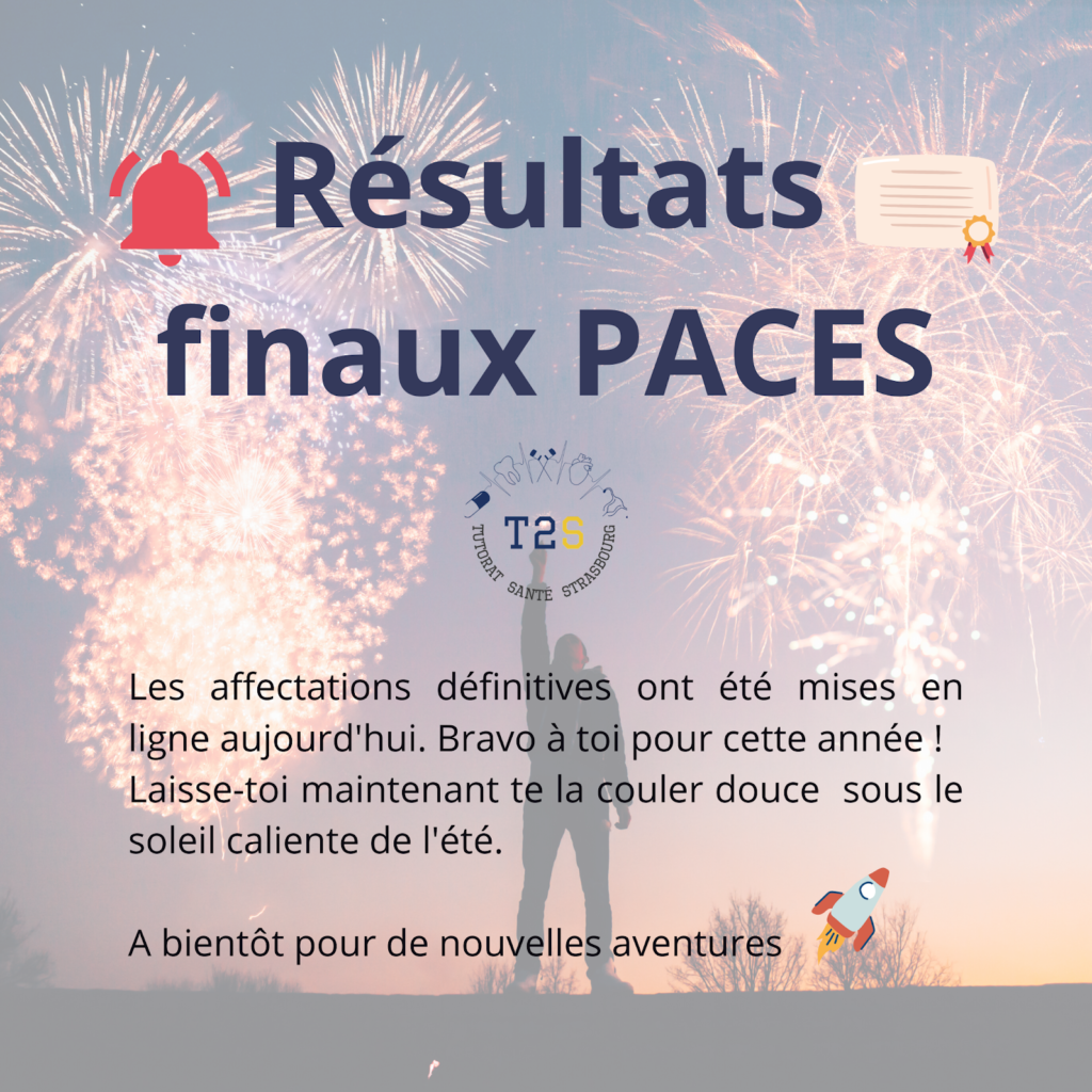 Résultats finaux PACES • Tutorat Santé Strasbourg